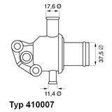 BorgWarner (Wahler) Termostat, środek chłodzący 410007.87D