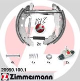 ZIMMERMANN Комплект тормозных колодок 20990.100.1