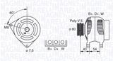 MAGNETI MARELLI Generator 063341730010