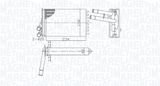 MAGNETI MARELLI Теплообменник, отопление салона 350218462000
