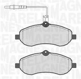 MAGNETI MARELLI Комплект тормозных колодок, дисковый тормоз 363916060193