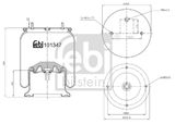 FEBI BILSTEIN Mieszek, klimatyzacja 101347