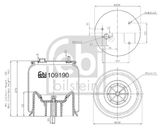 FEBI BILSTEIN Mieszek, klimatyzacja 109190