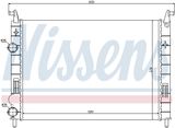 NISSENS Радиатор, охлаждение двигателя 61683