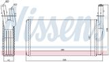 NISSENS Теплообменник, отопление салона 70016
