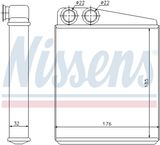 NISSENS Soojusvaheti,salongiküte 70228