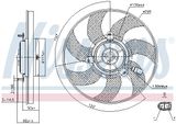 NISSENS Ventilaator,mootorijahutus 85733