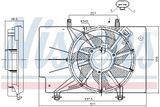 NISSENS Ventilaator,mootorijahutus 85752