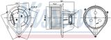 NISSENS Вентилятор салона 87241