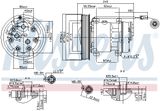 NISSENS Kompressor, klimatanläggning 890114