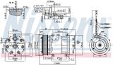 NISSENS Kompressor, klimatanläggning 890221