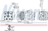 NISSENS Kompressor, klimatanläggning 890222