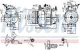 NISSENS Kompressor,kliimaseade 890250