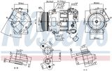 NISSENS Kompressor,kliimaseade 890324
