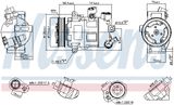 NISSENS Kompressor, klimatanläggning 890607