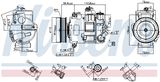 NISSENS Компрессор, кондиционер 890633