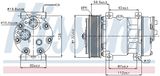 NISSENS Kompressor, klimatanläggning 89065