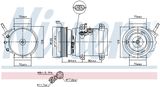 NISSENS Компрессор, кондиционер 890679