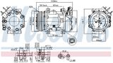 NISSENS Компрессор, кондиционер 89076