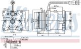 NISSENS Kompressor, klimatanläggning 89078
