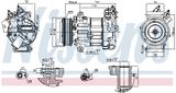 NISSENS Kompressor,kliimaseade 890790