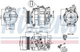 NISSENS Kompressor, klimatanläggning 89092