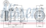 NISSENS Компрессор, кондиционер 89093