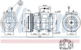 NISSENS Компрессор, кондиционер 89119