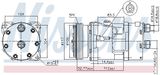 NISSENS Компрессор, кондиционер 89123