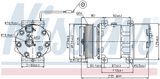 NISSENS Kompressor, klimatanläggning 89125