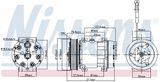 NISSENS Kompressor, klimatanläggning 89137