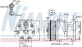 NISSENS Kompressor, klimatanläggning 89140