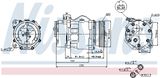 NISSENS Kompressor, klimatanläggning 89165