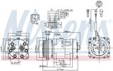 NISSENS Kompressor, klimatanläggning 89220