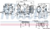 NISSENS Kompressor, klimatanläggning 89365