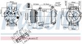 NISSENS Kompressor,kliimaseade 89369
