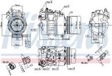 NISSENS Kompressor,kliimaseade 89417