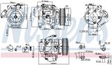 NISSENS Kompressor, klimatanläggning 89433