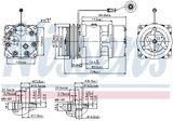 NISSENS Kompressor, klimatanläggning 89439