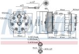 NISSENS Kompressor, klimatanläggning 89458