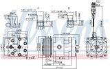 NISSENS Kompressor, klimatanläggning 89472