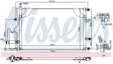 NISSENS Kondensor, klimatanläggning 94525