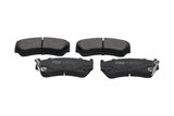 KAVO PARTS Комплект тормозных колодок, дисковый тормоз KBP-6508