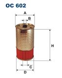 FILTRON Eļļas filtrs OC 602