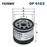 FILTRON alyvos filtras OP 618/2
