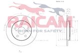RAICAM Тормозной диск RD01101