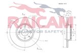 RAICAM Тормозной диск RD01254