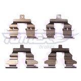 TOMEX Brakes Комплектующие, колодки дискового тормоза TX 43-96