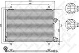 STELLOX Конденсатор, кондиционер 10-45145-SX