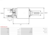 AS-PL Magneettikytkin, käynnistin SS3053(VALEO)